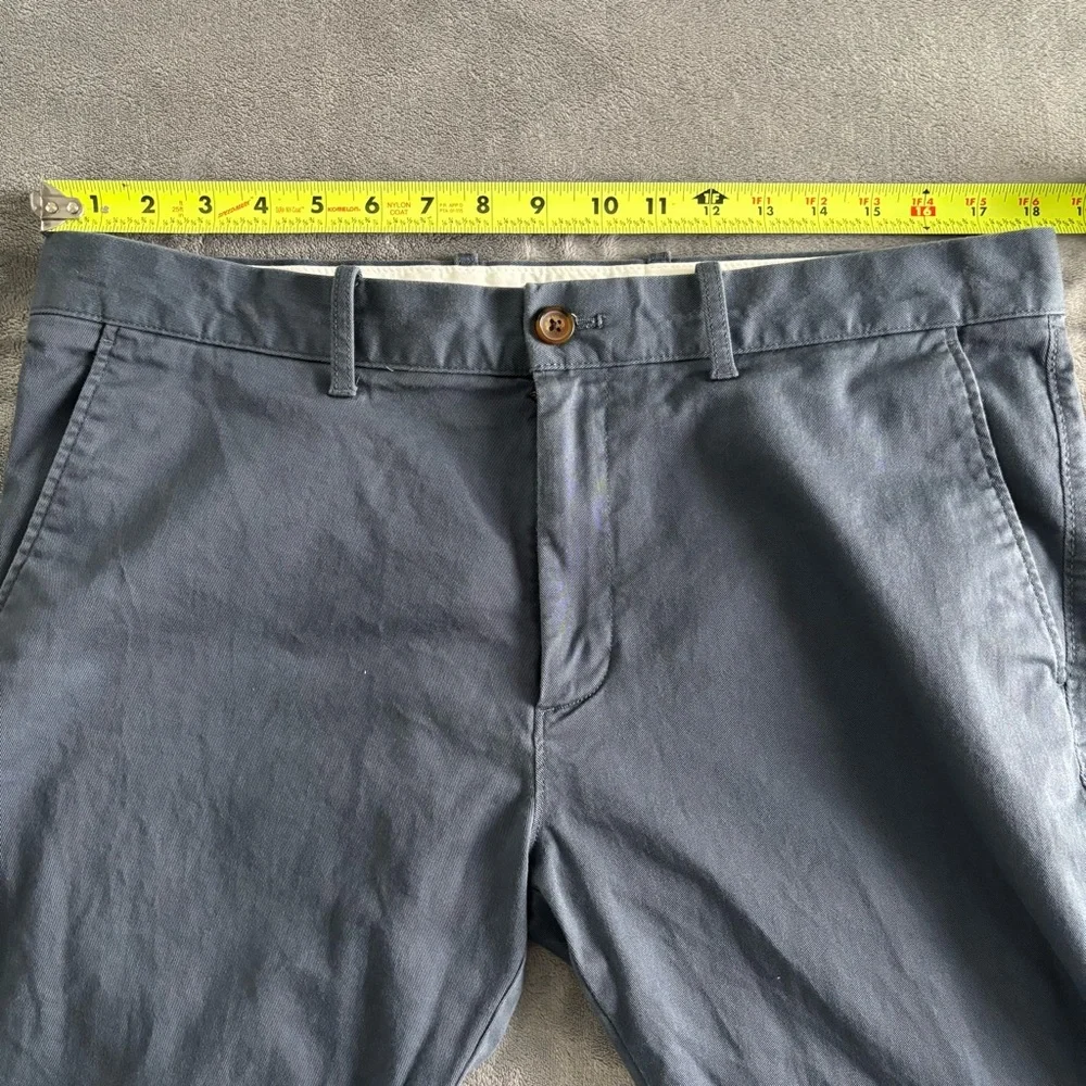 J. Crew Flex‎ Slim Fit Mens Chino Pants Blue Casual Trousers 36x32